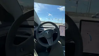 Full Self Driving (FSD) Tesla model 3. Полный автопилот.