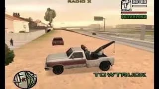 GTA (Grand Theft Auto) San Andreas:Tow truck controls