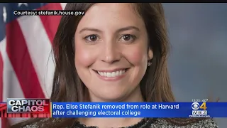 Rep. Elise Stefanik Removed From Role At Harvard University After Challenging Electoral College Resu