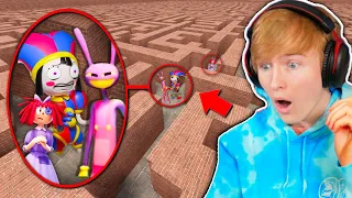 ALL DIGITAL CIRCUS CHARACTERS in a MAZE!! (Garry's Mod)