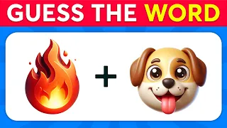 Guess the WORD by Emoji 🌭🍳🍎 Emoji Quiz Challenge 2024 | Quiz Galaxy