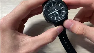 Часы casio G SHOCK 2100 после 1 года использования.