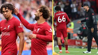 😰 Trent Alexander Arnold And Mo Salah Looking Completely Lost Before The Match Vs Crystal Palace