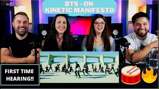 First time ever hearing BTS “ON - Kinetic Manifesto” - Our New Favorite!? | Couples React