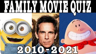 Guess the Family Movie by the Theme Song Quiz: 2010-2021