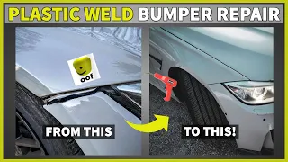 How to Plastic Weld a Broken Bumper // EASY DIY!