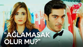 Hayat, Murat'ı damatlıkla görünce duygulandı! | Aşk Laftan Anlamaz