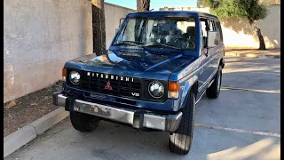 1990 Mitsubishi Montero Interior Restoration Project