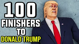 WWE 2K 100 Finishers To Donald Trump!