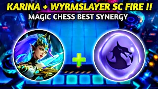 3-STAR KARINA + WYRMSLAYER SC FIRE !! PRINCE DESTROYED !! ASTRO WYRMSLAYER MAGIC CHESS BEST SYNERGY