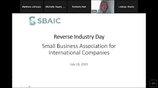 Reverse Industry Day with the Small Business Association of International Companies