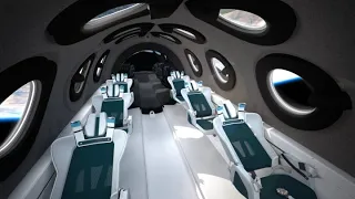 Take a look inside Virgin Galactic's spaceship cabin