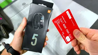 XIAOMI Mi Band 5 и ОПЛАТА в СУПЕРМАРКЕТЕ