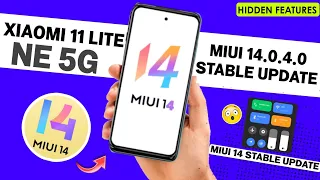 Miui 14 Android 13 Stable Update For Xiaomi 11 Lite Ne 5G | Miui 14.0.4.0 Stable Update | #miui14