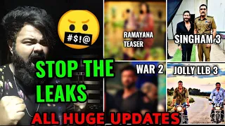 WAR 2 | SINGHAM AGAIN | AKSHAY KUMAR | RAMAYANA TEASER | AJAY DEVGN | HRITHIK | HUGE UPDATES