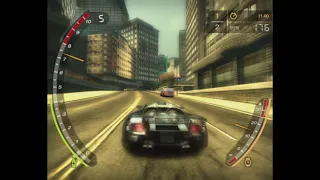 NFS MW Porsche carrera GT vs Razor BMW M3 drag #2