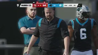 49ers vs Panthers Madden 23 Gameplay