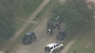 Raw Video: Police Chase Ends In Garland With At Least One In Custody