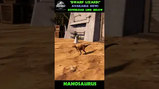 "DWARF LIZARD!" - Nanosaurus - New Species - Download Link Included - JWE Mods - #shorts