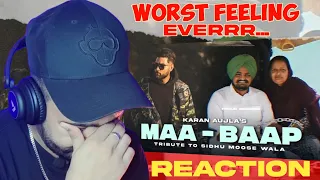 Reaction on Maa Karan Aujla New Song | Maa boldi a reaction