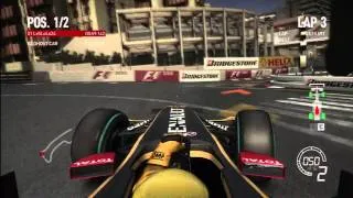 F1 2010 test with a few screw ups