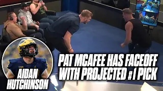 Projected 2022 Top Pick Aidan Hutchinson Faces Pat McAfee In INTENSE Faceoff