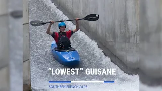 The "lowest" guisane | lower guisane | low water run