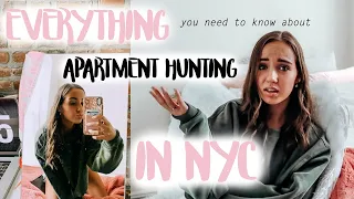 ULTIMATE GUIDE to Apartment Hunting in NYC!! 💗(college student, advice, the process, pricing)