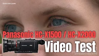 Panasonic HC-X1500 / HC-X2000 Video Test (including Extreme Low Light)