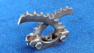 Only a few people know how to make tools from used motorbike gears