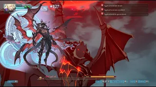 Granblue Fantasy Versus boss VS boss match (Avatar Beelzebub/Yggdrasil)