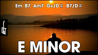 Deep Sad Ballad Guitar Backing Track E Minor