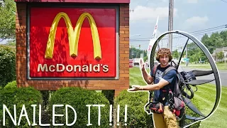 Flying To McDonald's On My Paramotor