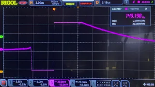 3G PA RF Switching measure with RIGOL MSO5000 (5074 hacked to 5374) 350MHz 8GSa/s 16Mpts