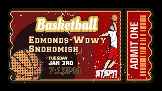 Edmonds-Woodway at Snohomish Boys Basketball