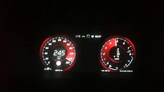 Volvo V60 T8 Twin Engine Acceleration 0-250 km/h