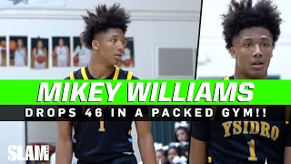 Mikey Williams drops 46 in a PACKED gym!! 🔥