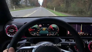 New Mercedes CLA 220 AMG Acceleration Sound Check