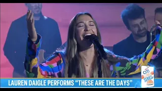 Lauren Daigle  These Are The Days  10-11-23  The Today Show