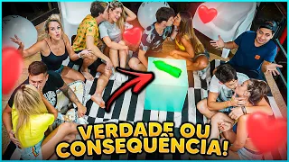 TIVE QUE BEIJAR MINHA AMIGA NESSE VERDADE OU CONSEQUÊNCIA!! ( MENINOS VS MENINAS ) [ REZENDE EVIL ]