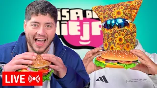 DIA DE LA HAMBURGUESA 🍔 - RISA DE VIEJA LIVE 28/05/24 @dylantero @eljanojey