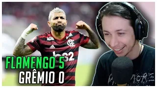 REACT ♫ 5x0 - FLAMENGO ATROPELA O GRÊMIO NA LIBERTA | FutParódias