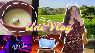 A Campus Tour, Cute outfits and Lazer tag | University week in the life | 🏫🥼📑