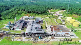 80tph palm oil processing plant from palm fruit bunches to red palm oil machine