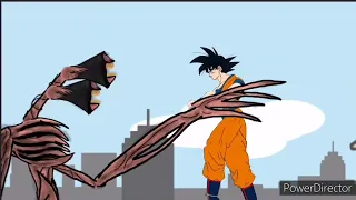 Son Goku Vs siren head [] Drawing cartoons2[] epic fight