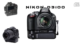 Установка батарейного блока на Nikon d3100