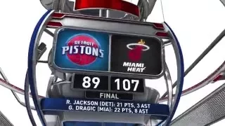 Detroit Pistons vs Miami Heat - April 5, 2016