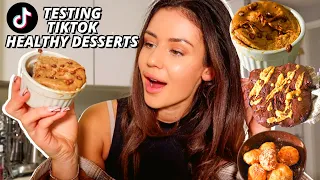 TESTING TikTok Healthy Dessert HACKS