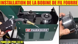 lidl poste soudure fil fourre parkside pfds 33 installer le fil fourré