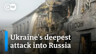 Ukraine strikes targets over 1200 kilometers into Russian territory | DW News